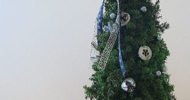 長野　松本　フラワー教室　magiq 東京堂　フェアリール　ツリー　高級造花　クリスマス　レッスン　オーダー　プリザーブドフラワー　クリスマスツリー
